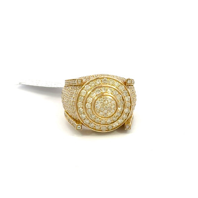 10K MEN'S GOLD DIAMOND RING 3.60CT - MGR2028-4 10K MEN'S GOLD DIAMOND RING 3.60CT - MGR2028-4