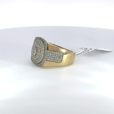 Men's Diamond Ring with 10k Gold - GCLA Mens Ring 0007-6 Men's Diamond Ring with 10k Gold - GCLA Mens Ring 0007-6