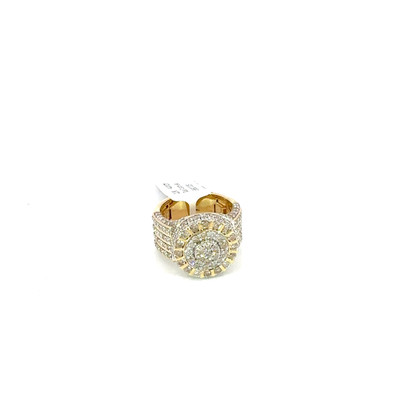 Men's Championship Style Diamond Ring 4.00ct 10K Gold - GCMR999013-1 Men's Championship Style Diamond Ring 4.00ct 10K Gold - GCMR999013-1