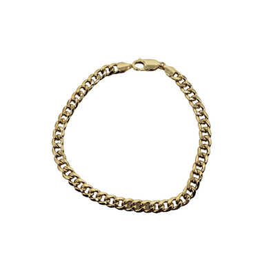 5.3mm Miami Cuban Link 10K Yellow Gold Bracelet for Men BMC002-2 5.3mm Miami Cuban Link 10K Yellow Gold Bracelet for Men BMC002-2