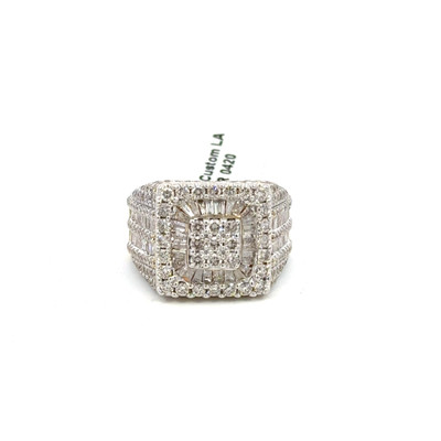 10K GOLD DIAMOND SQUARE 4.70CT BAGUETTE - CMRBR0420.-1 10K GOLD DIAMOND SQUARE 4.70CT BAGUETTE - CMRBR0420.-1