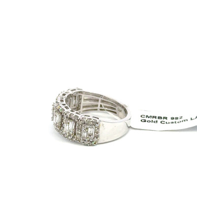 14K WHITE GOLD DIAMOND BAGUETTE RING 1.56CT - CMRBR982-2 14K WHITE GOLD DIAMOND BAGUETTE RING 1.56CT - CMRBR982-2