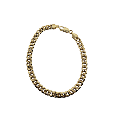 6mm Miami Cuban Link 10K Yellow Gold Bracelet for Men BMC003-2 6mm Miami Cuban Link 10K Yellow Gold Bracelet for Men BMC003-2