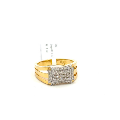 10K GOLD DIAMOND MEN'S RING 0.67CT - R3286-2 10K GOLD DIAMOND MEN'S RING 0.67CT - R3286-2