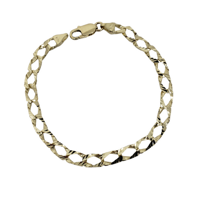 6mm Casting Bracelet 10K Yellow Gold Bracelet for Men MCA-053 6mm Casting Bracelet 10K Yellow Gold Bracelet for Men MCA-053