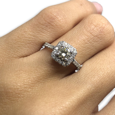 Diamond Galatea Ring 0.90ct in 10k White Gold ZZZ-005-3 Diamond Galatea Ring 0.90ct in 10k White Gold ZZZ-005-3