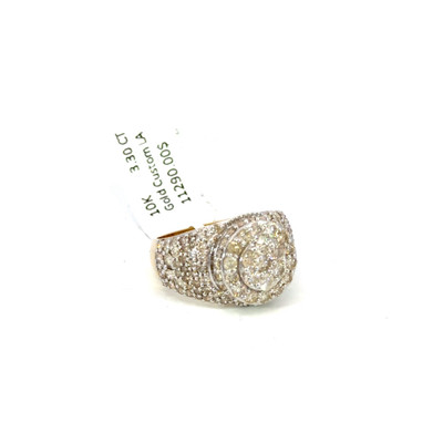 Men's Championship Style Diamond Ring 3.30ct 10K Gold - GCMR999028-1 Men's Championship Style Diamond Ring 3.30ct 10K Gold - GCMR999028-1