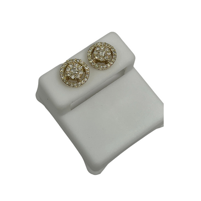 10k 0.75ct Diamond Stud Screw Back Earing SE-003 10k 0.75ct Diamond Stud Screw Back Earing SE-003