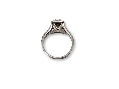 Bague Hazel 1.00ct diamants en or blanc 10k - KR19551-100-4 Bague Hazel 1.00ct diamants en or blanc 10k - KR19551-100-4