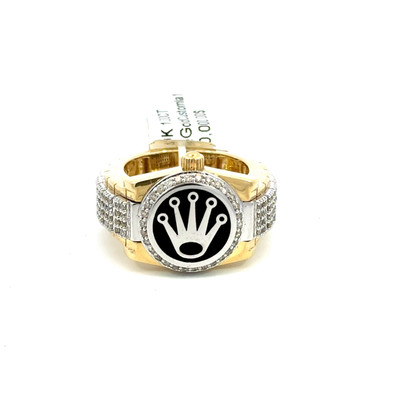 10K GOLD DIAMOND ROUND MEN'S RING 1CT - MGR2044-1 10K GOLD DIAMOND ROUND MEN'S RING 1CT - MGR2044-1
