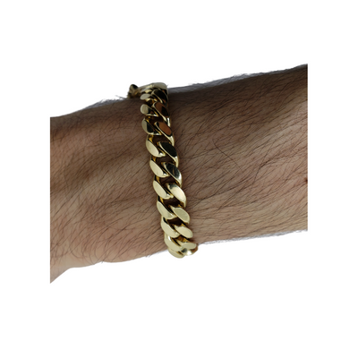 9.01mm Miami Cuban Link 10K Yellow Gold Bracelet BMC010-2 9.01mm Miami Cuban Link 10K Yellow Gold Bracelet BMC010-2