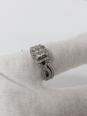 Diamond Princess Cut Ring 1.00ct in 14k White Gold GC-02169991 Diamond Princess Cut Ring 1.00ct in 14k White Gold GC-02169991
