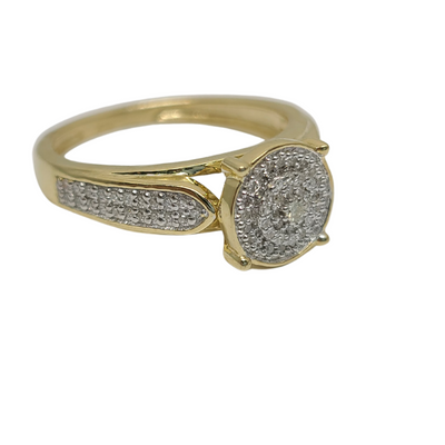 0.31ct diamond Ring 10k Yellow gold LA-702 0.31ct diamond Ring 10k Yellow gold LA-702