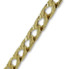 8.0MM 10k Yellow Diamond Cut Gourmette Gold Chain in Square Link MGC-046