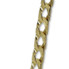 8.0MM 10k Yellow Diamond Cut Gourmette Gold Chain in Square Link MGC-046