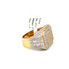 10K MEN'S DIAMOND RING WITH 2.45 CARAT NATURAL ROUND DIAMOND - wrn0886