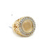 10K MEMORY PICTURE DIAMOND RING CUBAN 0.40CT - 23SJ10211