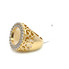 10K MEMORY PICTURE DIAMOND RING CUBAN 0.40CT - 23SJ10211