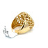 10K MEMORY PICTURE DIAMOND RING CUBAN 0.40CT - 23SJ10211
