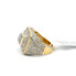10K GOLD DIAMOND SQUARE RING 4.43CT - MGR2093