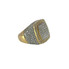 Men's 10k Gold Diamond Ring with Round Diamonds - GCLA Mens Ring 0008