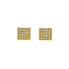 10k Gold 0.50CT Diamond Square Earrings - GCLA Earrings Diamond Square 019