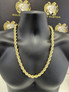 10MM 10K Diamond Cut Rope Chain Italian Gold RCD-010