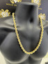10MM 10K Diamond Cut Rope Chain Italian Gold RCD-010