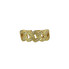 Men's 10k Gold Chain Link Ring with Round Diamonds - SR 12827