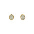 14k Gold 0.33CT Diamond Circle Earrings - GCLA Earrings Diamond Oval 002