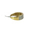 Men's Diamond Ring Yellow Gold Round Diamonds Row - GCLA Mens Rings 0034