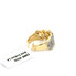 10K GOLD DIAMOND CUBAN RING JAGGED EDGE 1CT - CMRR 4022A.