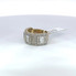 Men's Diamond Ring Yellow Gold w/ Baguette & Round Diamonds - GCLA Mens Rings 0036