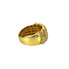 Cuban Link Diamond Ring with Baguette and Round Diamonds - GCLA Mens Ring 0011