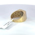Men's Diamond Square Ring Yellow Gold w/ Round Diamonds - GCLA Mens Rings 0037