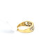 10K GOLD DIAMOND CUBAN RING 0.33CT - RG3989.