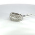 Men's 14k White Gold Diamond Ring w/ Baguette & Round Diamonds - CRBR 9786