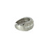 Men's 14k White Gold Diamond Ring w/ Baguette & Round Diamonds - CRBR 9786