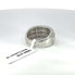 Men's 14k White Gold Diamond Ring w/ Baguette & Round Diamonds - CRBR 9786