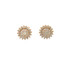 10k Gold 0.75CT Diamond Flower Earrings - GCLA Earrings Diamond Flower 009