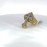 Men's Cross VS Diamond Ring 14k Yellow Gold w/ Baguette & Round Diamonds - GCLA Mens Ring 0023