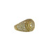 Men's Circle VS Diamond Ring Yellow Gold w/ Round Diamonds - SR 18676