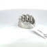 Men's Gold Chain Link Diamond Ring 14k White Gold 1CT - GCLA Mens Ring 0022