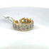 Men's Link Diamond Ring with Round Diamonds - SR 18692