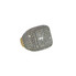 Men's Rounded Square Diamond Ring 10k Yellow Gold w/ Round Diamonds - GCLA Mens Rings 0039