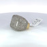 Men's Rounded Square Diamond Ring 10k Yellow Gold w/ Round Diamonds - GCLA Mens Rings 0039