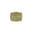 Men's Unique Circle Diamond Ring 10k - GCLA Mens Ring 0027