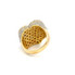 10K GOLD DIAMOND HEART RING 2.5CT - MGR2099