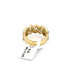 10K GOLD DIAMOND CUBAN RING JAGGED EDGE 1.58CT BAGUETTE - MGR2085