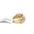 10K GOLD DIAMOND CUBAN RING JAGGED EDGE 1.58CT BAGUETTE - MGR2085